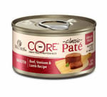 WELLNESS WELLNESS CORE 貓罐頭 Classic Pate Smooth 無穀物 牛肉鹿肉及羊肉 Beef, Venison & Lamb 5.5oz 5oz  正面圖