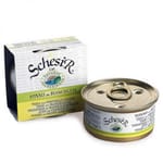 Schesir Schesir 湯煮貓罐頭 吞拿魚及白飯魚 70g 70g 正面圖