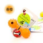 Aduck Aduck 橡膠啞鈴帶鈴鐺耐咬潔齒狗狗玩具   正面圖