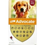 杜蟲殺蚤用品 德國拜耳 Bayer (Elanco) 犬用 Advocate 心疥爽滴劑 10kg-25kg 1盒3支 (BAOD250)