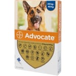 杜蟲殺蚤用品 德國拜耳 Bayer (Elanco) 犬用 Advocate 心疥爽滴劑 25kg-40kg 1盒3支 (BAOD400)