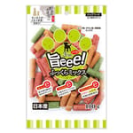 日本Q-Pet 日本Q-Pet 狗小食 旨味 雜菜+肉切條 100g 100g  正面圖