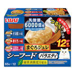 CIAO CIAO 貓罐頭 INABA 乳酸菌吞拿魚凍 海鮮 Party 65g×12 65g  正面圖