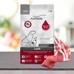 PLATINUM PLATINUM 狗糧 成犬配方 鮮羊肉+白米 1.5kg 5kg  正面圖