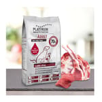 PLATINUM PLATINUM 狗糧 成犬配方 鮮羊肉+白米 10kg 或 10kg  正面圖