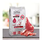 PLATINUM PLATINUM 狗糧 無穀物成犬配方 鮮牛肉 + 馬鈴薯 10kg 或 10kg  正面圖