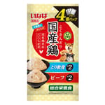CIAO CIAO 狗肉泥 日本INABA 新產品 70g×4袋 70g  正面圖