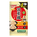 CIAO CIAO 狗肉泥 日本INABA 新產品 70g×4袋 70g  正面圖