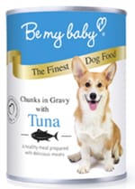 Be Be my baby 罐裝狗濕糧 汁煮吞拿魚 Tuna 370g 370g  正面圖