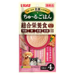 CIAO CIAO 狗肉泥 主食肉醬系列 雞肉及野菜及牛肉味 14g×4本 14g  正面圖