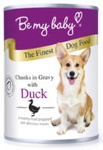 Be Be my baby 罐裝狗濕糧 汁煮鴨肉 Duck 370g 370g  正面圖