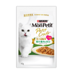 MonPetit MonPetit 貓濕糧 匠心品味餐 醬汁雞肉伴青豆 40g 40g 正面圖