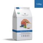 Orga Orga & Leaf 狗糧 皇帝三文魚 + 亞麻籽成犬配方 5.6kg 6kg  正面圖