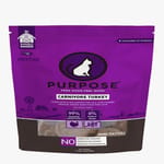 PURPOSE PURPOSE 貓糧 凍乾脫水生肉肉餅 單一蛋白 火雞肉 12oz 12oz  正面圖