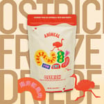 ANiMEAL ANiMEAL 成貓凍乾生肉主食糧 南非鴕鳥肉 200g 200g  正面圖