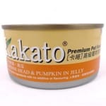 Kakato Kakato 罐頭 貓狗罐頭 沙甸魚頭及南瓜 170g 170g 正面圖