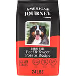 American American Journey 狗糧 全犬糧 無穀物牛肉+甜薯配方 4lbs 4lb  正面圖