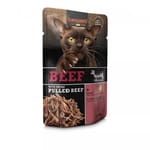 Leonardo Leonardo 貓濕糧 手撕肉餐包系列 牛肉+牛肉絲 70g 70g 正面圖