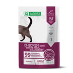 Nature s Protection 貓濕糧 成貓主食袋裝濕糧 泌尿護理 雞肉+白魚+蔓越莓 100g (KIP54100G) 貓罐頭 貓濕糧 Nature s Protection 寵物用品速遞
