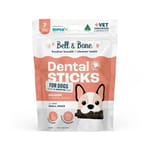 Bell & Bone Dog Dental Treats Salmon & Mint Charcoal Natural Dental Sticks Small Dogs 7pcs (BB_D_F_S) pet shop