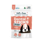 Bell & Bone Dog Dental Treats Salmon & Mint Charcoal Natural Dental Sticks Medium Dogs 7pcs (BB_D_F_M) pet shop