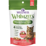 WELLNESS 貓用潔齒餅 三文魚味 4.5oz (WHZ2006) 貓零食 寵物零食 WHIMZEES 寵物用品速遞