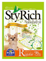 日本StyRich 日本StyRich Regular 花香味寵物尿墊 狗尿墊 狗尿片 [34*45 S碼 96枚入]   正面圖