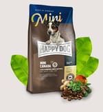 Happy Happy Dog Supreme Mini 小型犬加拿大三文魚兔肉羊肉無榖物高能量配方 Mini Canada 1kg 1kg  正面圖