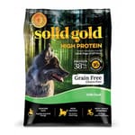 solidgold素力高 solidgold素力高 無穀御品乾狗糧 High Protein With Duck 22lb 22lb  正面圖
