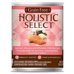 Holistic Holistic Select活力滋 狗罐頭 無穀物三種魚配方 Salmon,Mackerel & Whitefish Pate Recipe Formule pate de saumon maquereeau et poisson blanc 13oz 13oz  正面圖