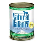Natural Natural Balance雪山 狗罐頭 素食配方 VEGETARIAN FORMULA 13oz 13oz 正面圖