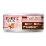 Holistic Holistic Select活力滋 無穀物貓罐頭 三文魚拼海蝦配方 5.5oz 5oz  正面圖