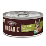 CASTOR CASTOR & POLLUX ORGANIX 貓罐頭 有機火雞菠菜配方 5.5oz 5oz  正面圖