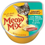 Meow Meow Mix 貓罐頭 白身魚加吞拿魚湯汁配方 78g 78g  正面圖