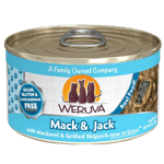 WeRuVa WeRuVa 貓罐頭 主食罐 野生鯖魚及鰹魚 Mack and Jack 85g 85g 正面圖