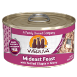 WeRuVa WeRuVa 貓罐頭 主食罐 野生吞拿魚肉及鯽魚 Mideast Feast 85g 85g 正面圖
