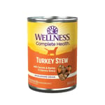 WELLNESS WELLNESS 狗罐頭 Complete Health STEW燜燒煮意系列 火雞薏米甘筍 12.5oz 5oz  正面圖