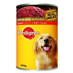 Pedigree寶路 Pedigree寶路 狗罐頭 牛肉味 400g 400g  正面圖