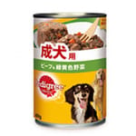 Pedigree寶路 Pedigree寶路 狗罐頭 野菜牛柳 400g 400g  正面圖