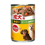 Pedigree寶路 Pedigree寶路 狗罐頭 汁煮野菜牛肉 400g 400g  正面圖