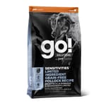 GO! GO! SOLUTIONS 無穀物狗糧 低敏美毛系列 鱈魚 12lb 12lb  正面圖