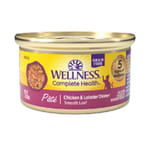WELLNESS WELLNESS 貓罐頭 Complete Health 無穀物 Pate營養系列 雞肉及龍蝦 5.5oz 156g 5oz 正面圖