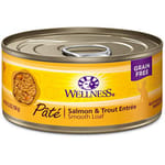WELLNESS WELLNESS 貓罐頭 Pate 營養三文魚及鱒魚 Salmon with Trout 5.5oz 5oz  正面圖