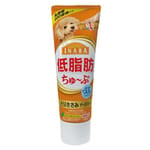 日本INABA狗狗營養膏 日本INABA狗狗營養膏 低脂肪芝士雞肉味 80g 80g  正面圖