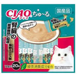 CIAO CIAO 肉泥 貓零食 腎臓健康維持 雞肉及什錦海鮮肉醬 14g 20本袋裝 14g  正面圖