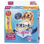 Unicharm Unicharm 寵物尿墊 狗尿墊 狗尿片 日本柔軟無香超除臭增量裝 寵物尿墊 [60*44 XL碼 54枚]   正面圖