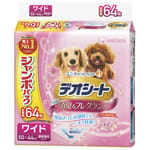 Unicharm Unicharm 狗尿墊 狗尿片 日本柔軟香氛超除臭 粉紅花香味 寵物尿墊 [60*44 XL碼 64枚]   背面圖