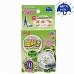 日本Earth 日本Earth 寵物散步必備 天然驅蟲夾 70日  貓犬用 正面圖