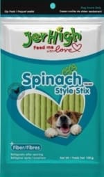 Jerhigh Jerhigh 狗小食 Spanish Style Stix 菠菜條 100g 100g  正面圖