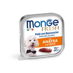 Monge Fresh 狗餐盒 鴨肉 100g (MO3048) (新舊包裝隨機發貨) 狗罐頭 狗濕糧 Monge 寵物用品速遞